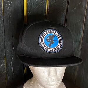 Ed Sheeran Divide World Tour Black adjustable Cap with patch
